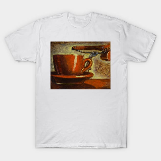 Still life with racing bike T-Shirt by markhowardjones